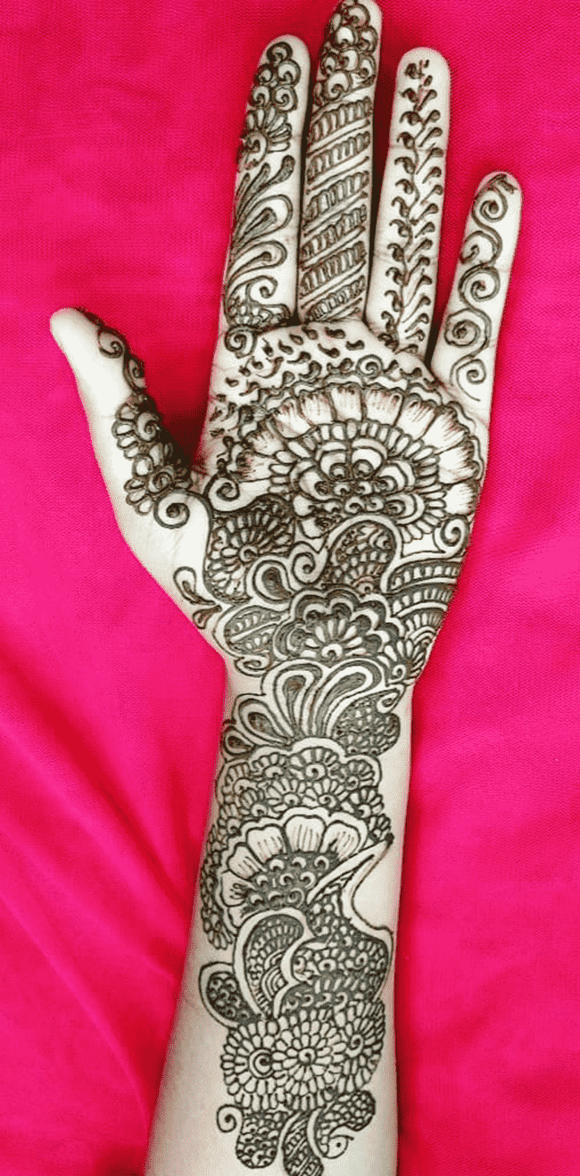 Magnificent Muktagacha Henna Design