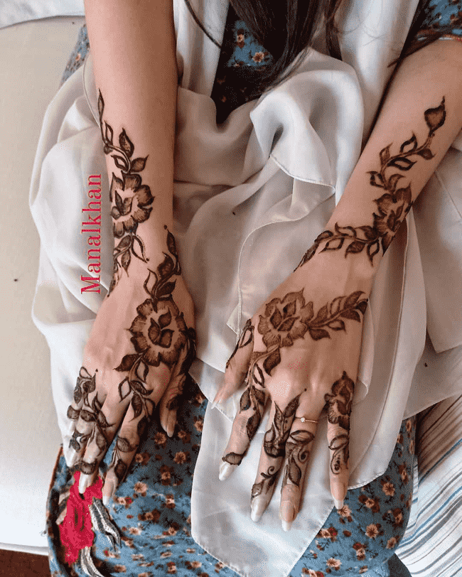 Superb Muktagacha Henna Design