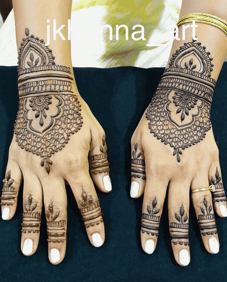 Appealing Mysore Henna Design