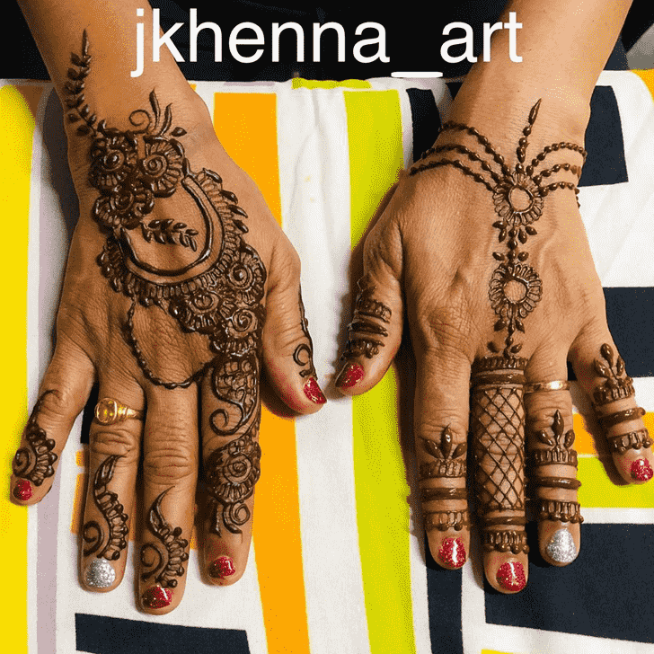 Captivating Mysore Henna Design