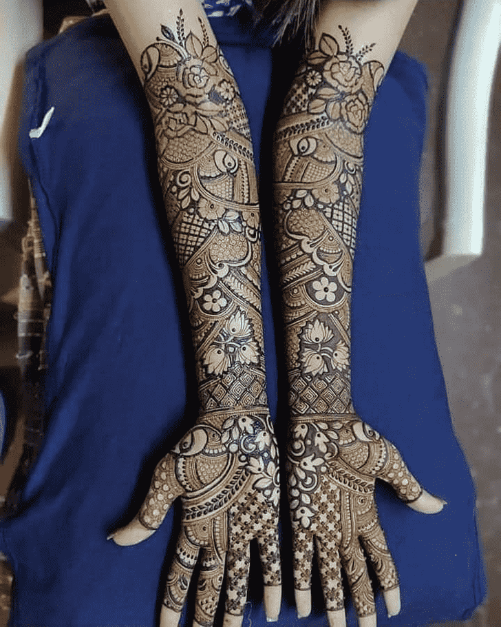 Fine Nagpur Henna Design