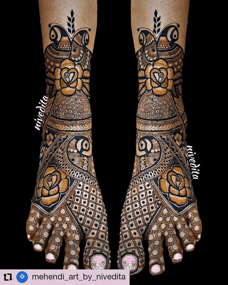 Graceful Nagpur Henna Design