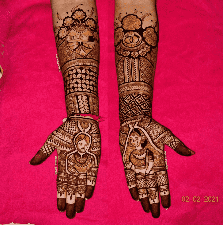 Nice Nagpur Henna Design