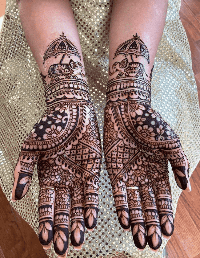 Bewitching Nainital Henna Design