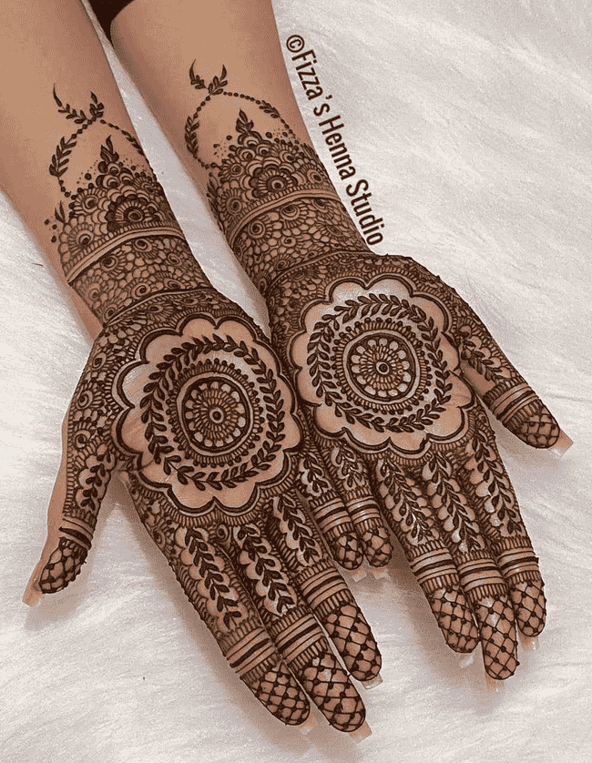 Slightly Nainital Henna Design