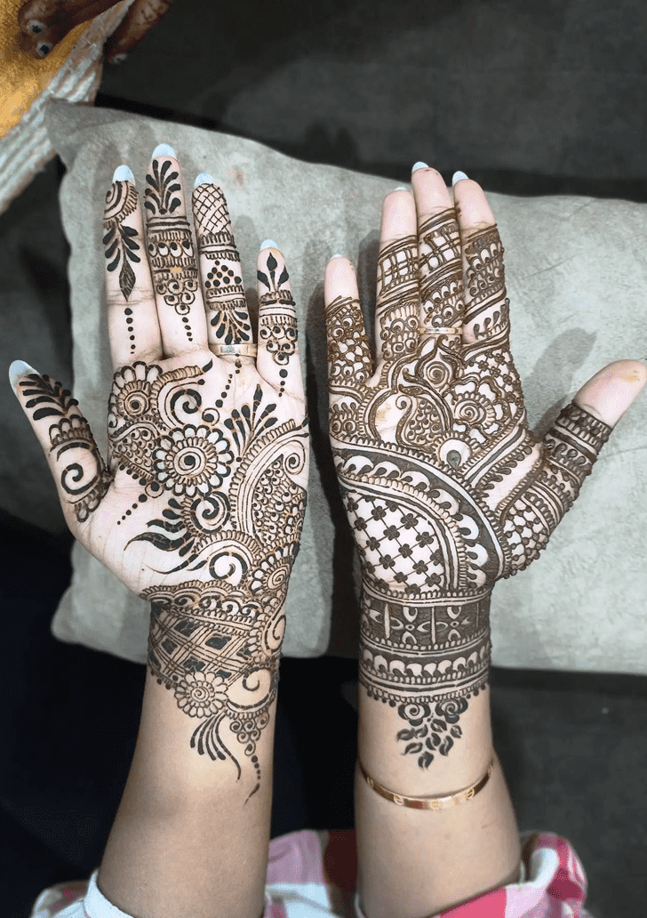 Refined Narayanganj Henna Design