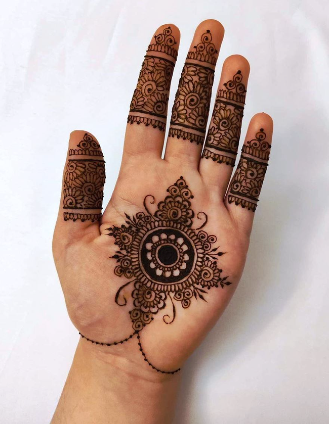 Elegant Nashik Henna Design