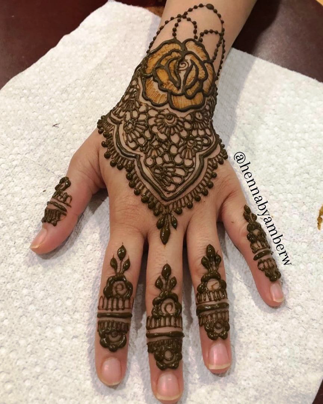 Exquisite Nashik Henna Design