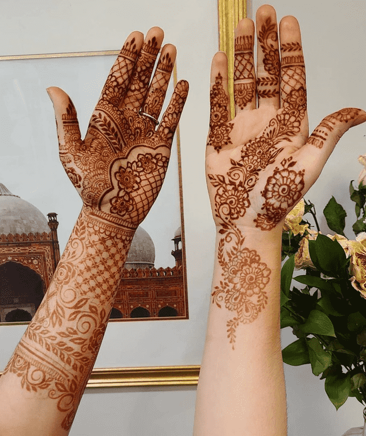 Graceful Nasik Henna Design