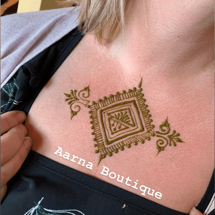 Sublime Neck Henna Design