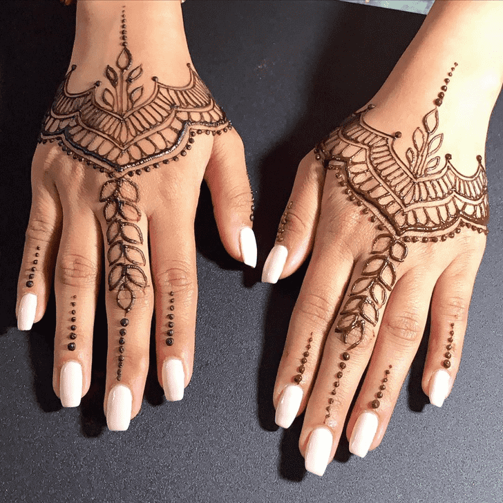 Adorable Nepal Henna Design