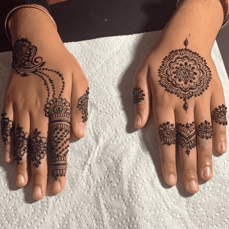 Beauteous Nepal Henna Design