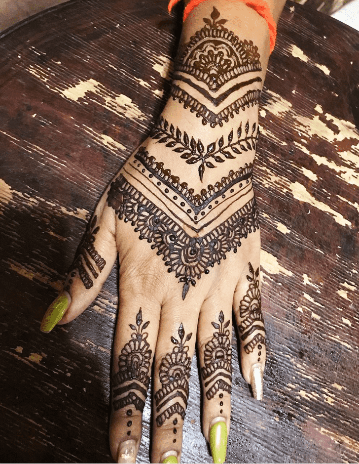 Nice Nepal Henna Design