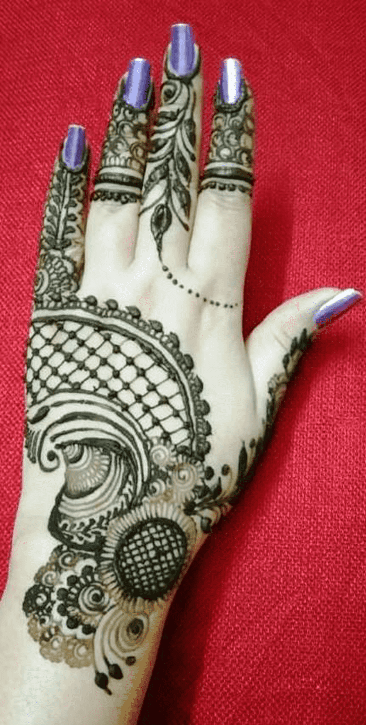 Appealing Net Henna Design