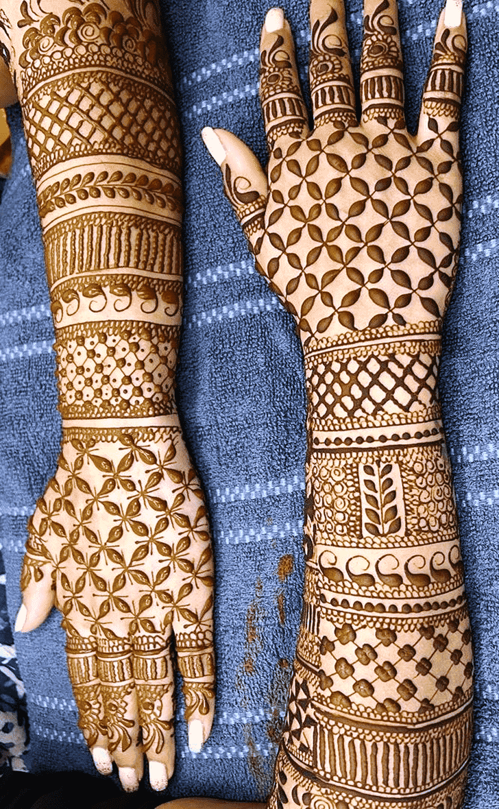 Pretty Net Henna Design