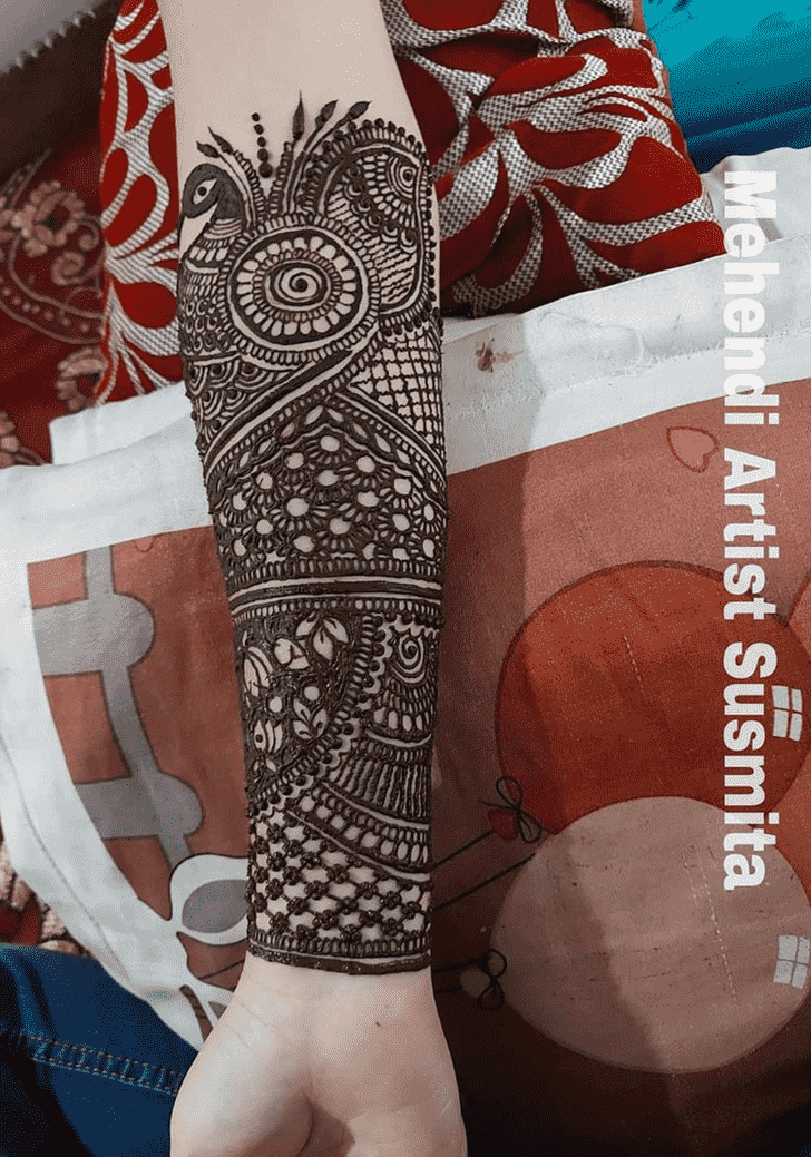Comely New Year Henna Design