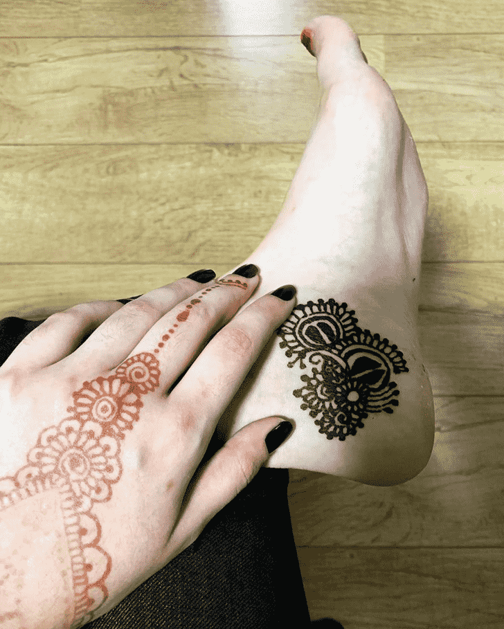 Arm New Year Henna Design