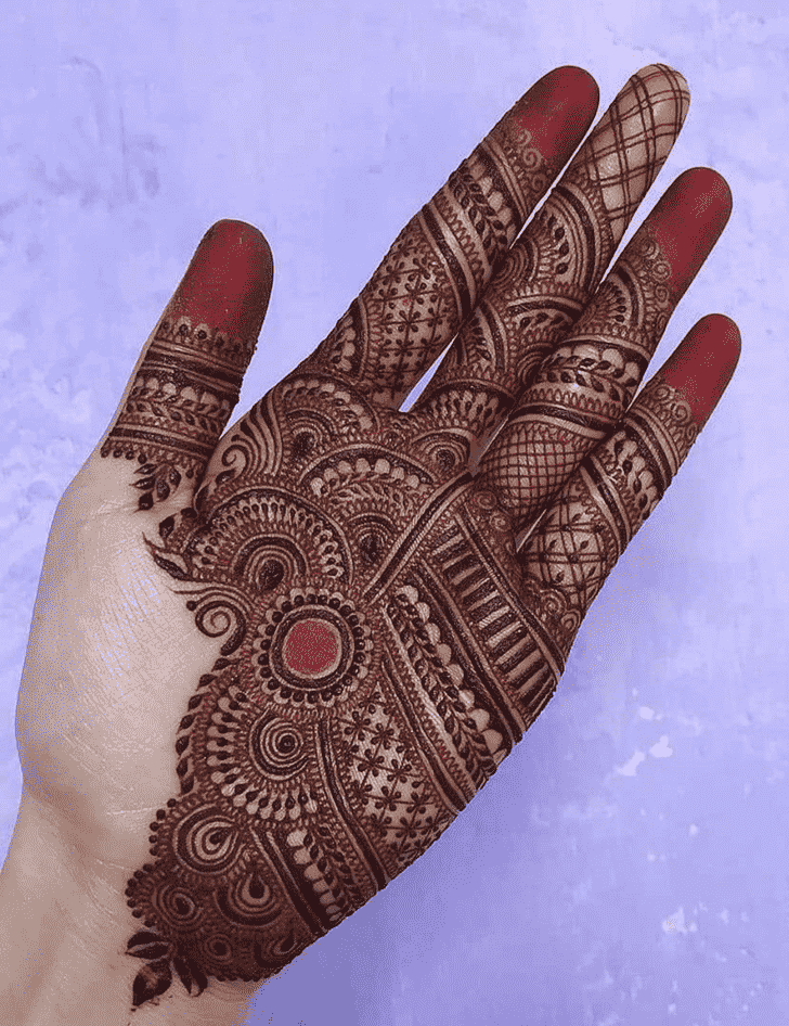 Enthralling New Year Henna Design