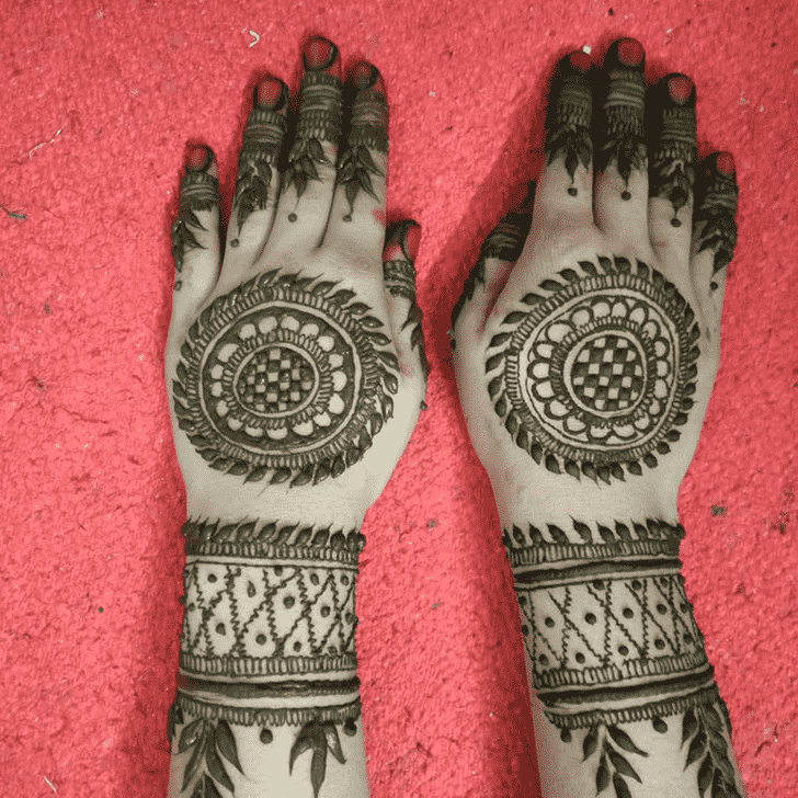 Refined Noida Henna Design