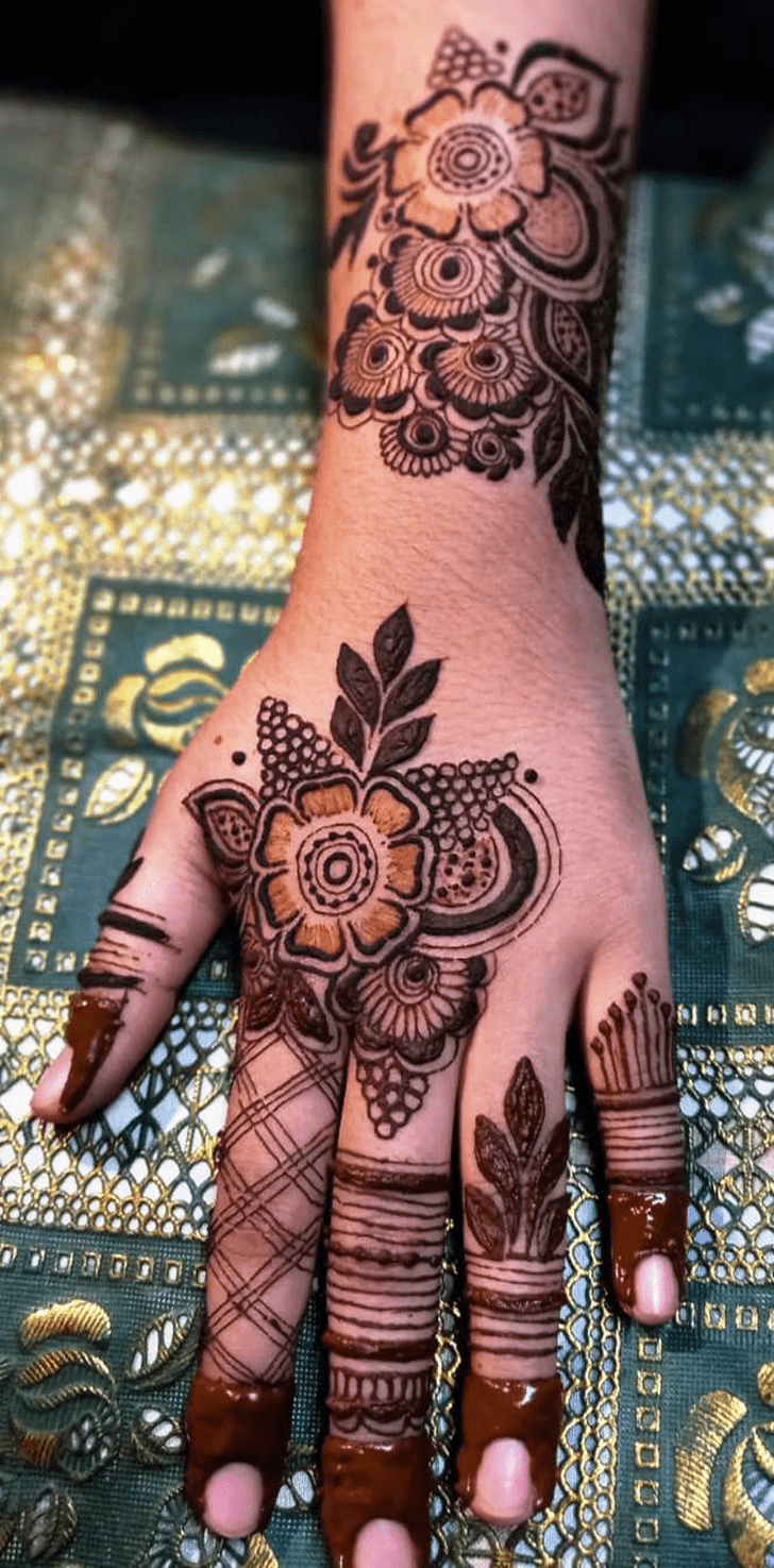 Delightful Oregon Henna Design