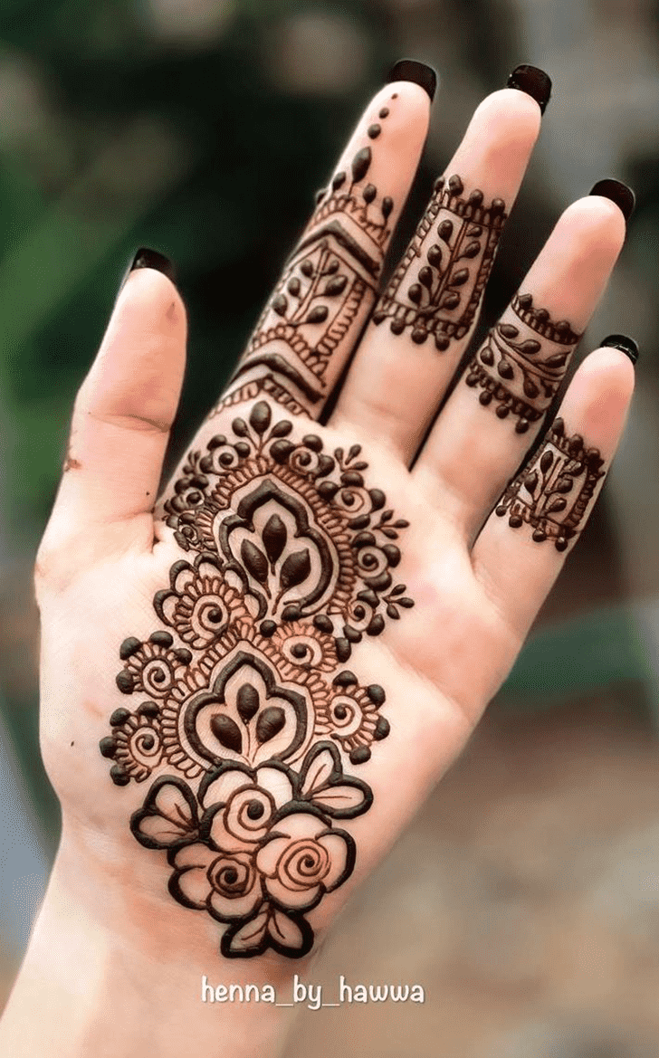 Arm Outstanding Henna Design