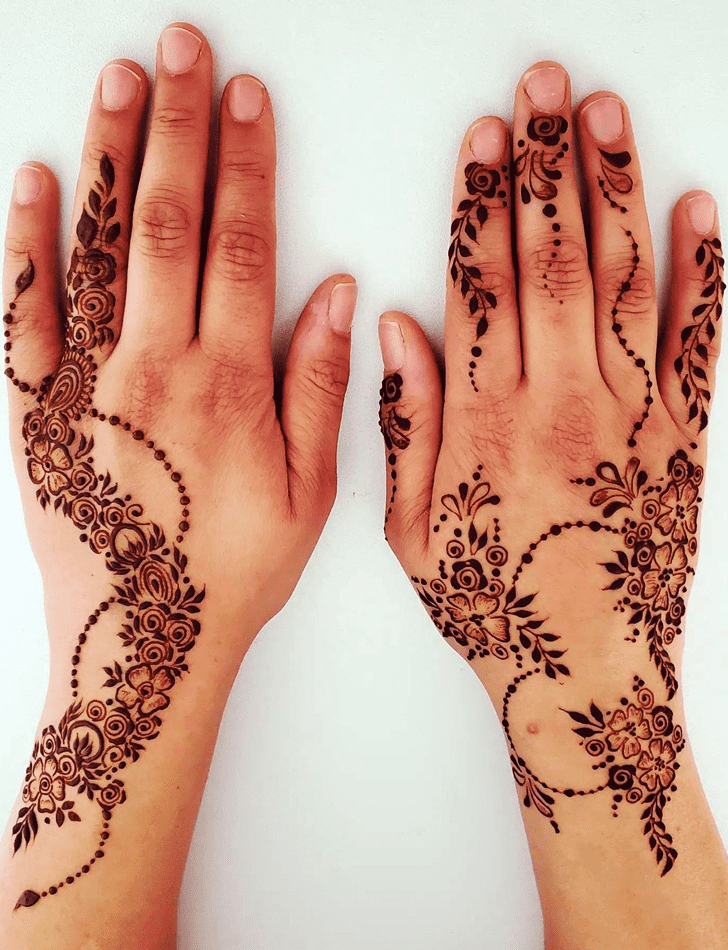 Ideal Pahalgam Henna Design