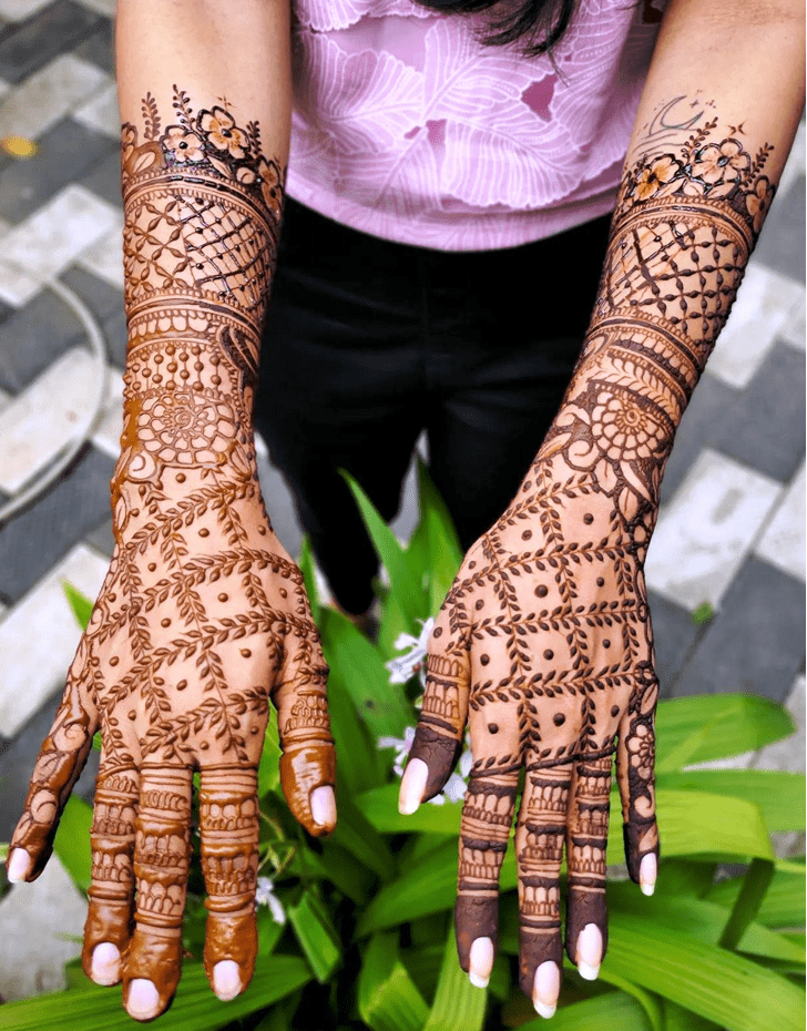 Splendid Pahalgam Henna Design