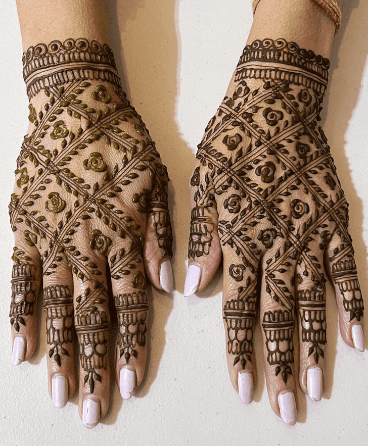 Bewitching Panjabi Henna Design