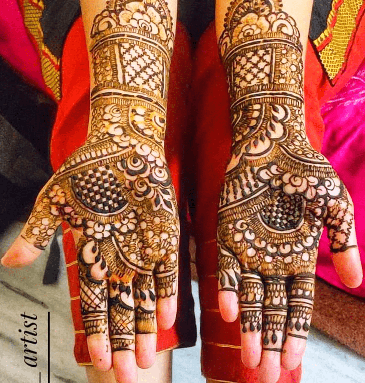 Gorgeous Panjabi Henna Design
