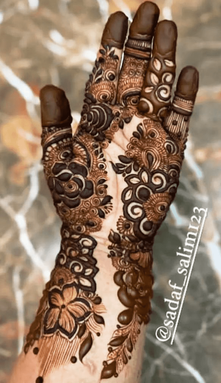 Nice Panjabi Henna Design