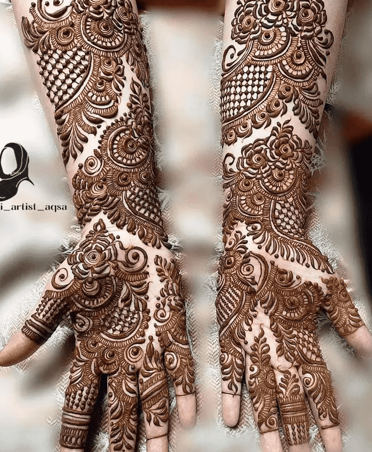 Pleasing Panjabi Henna Design