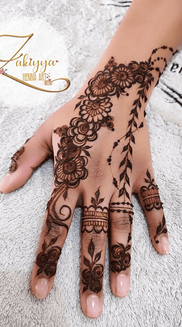 Radiant Panjabi Henna Design