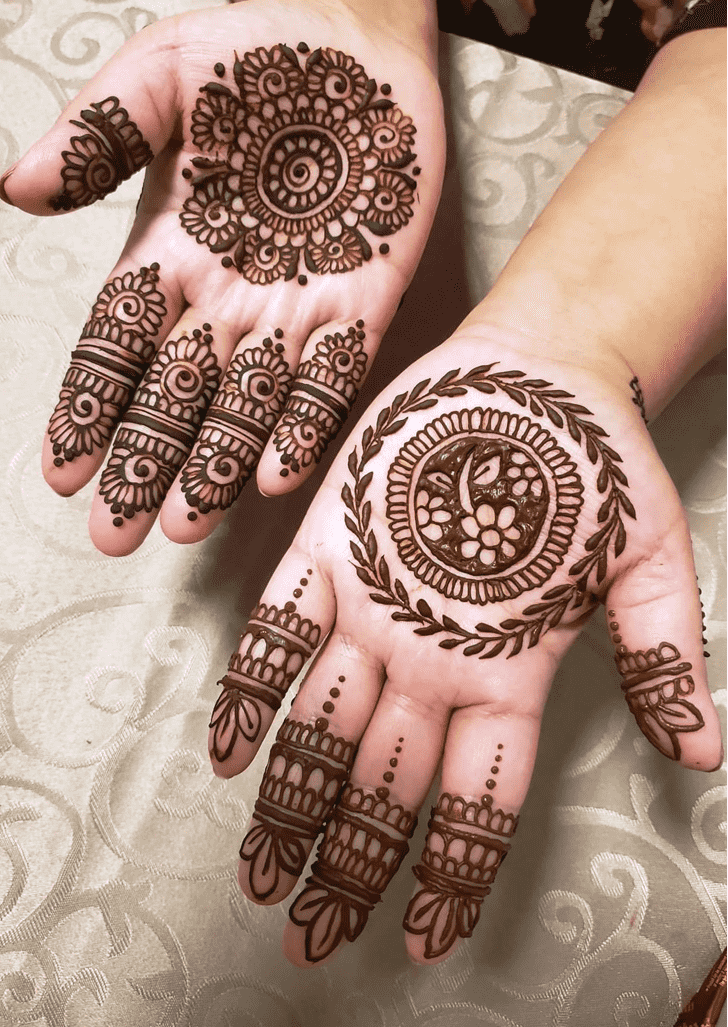 Resplendent Panjabi Henna Design