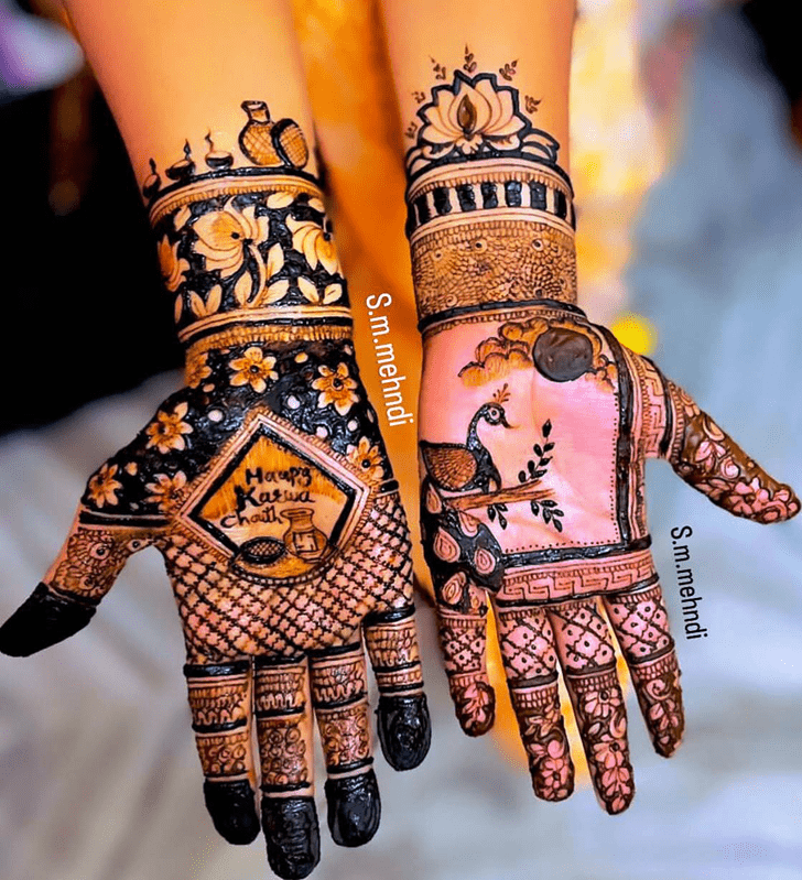 Shapely Panjabi Henna Design