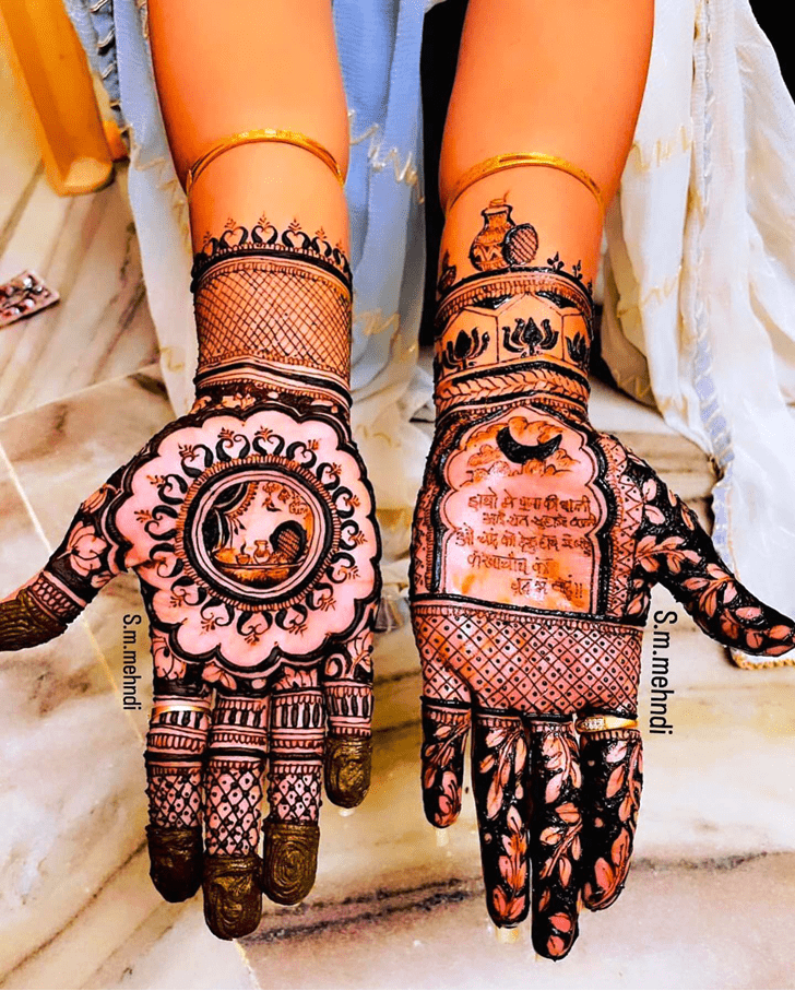 Stunning Panjabi Henna Design