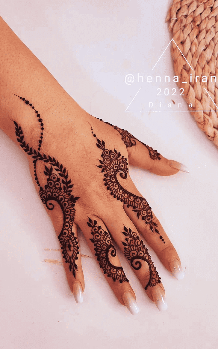 Stunning Paris Henna Design