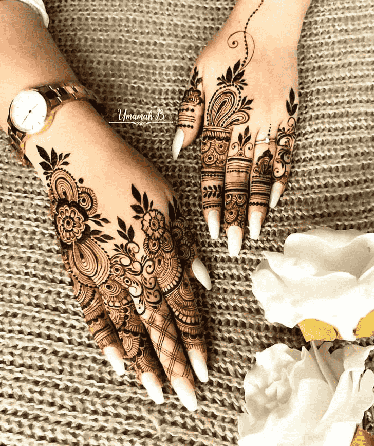 Delicate Pattern Henna Design
