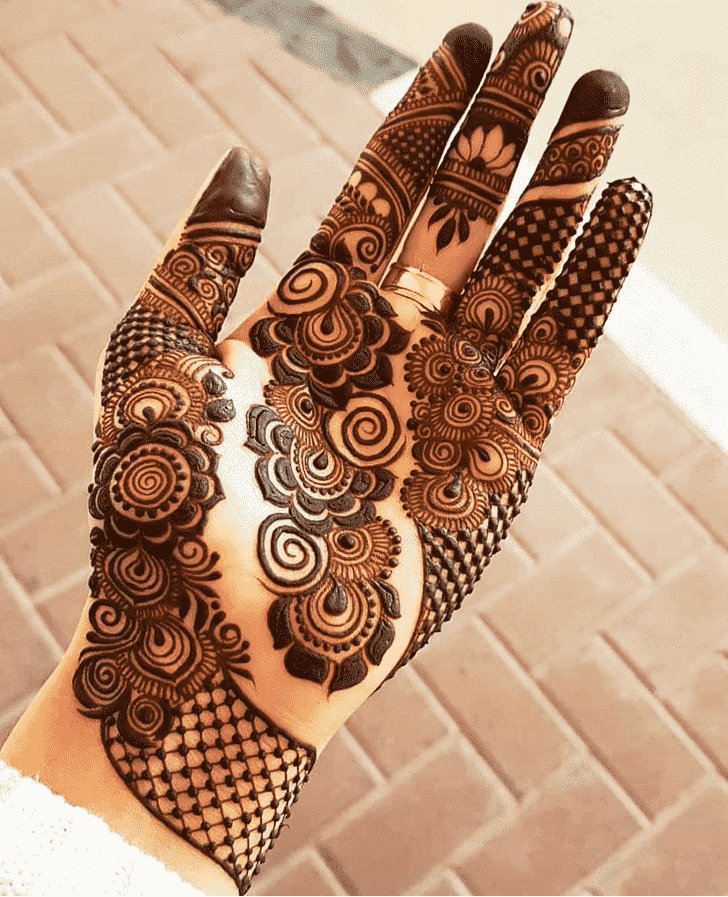 Shapely Pattern Henna Design