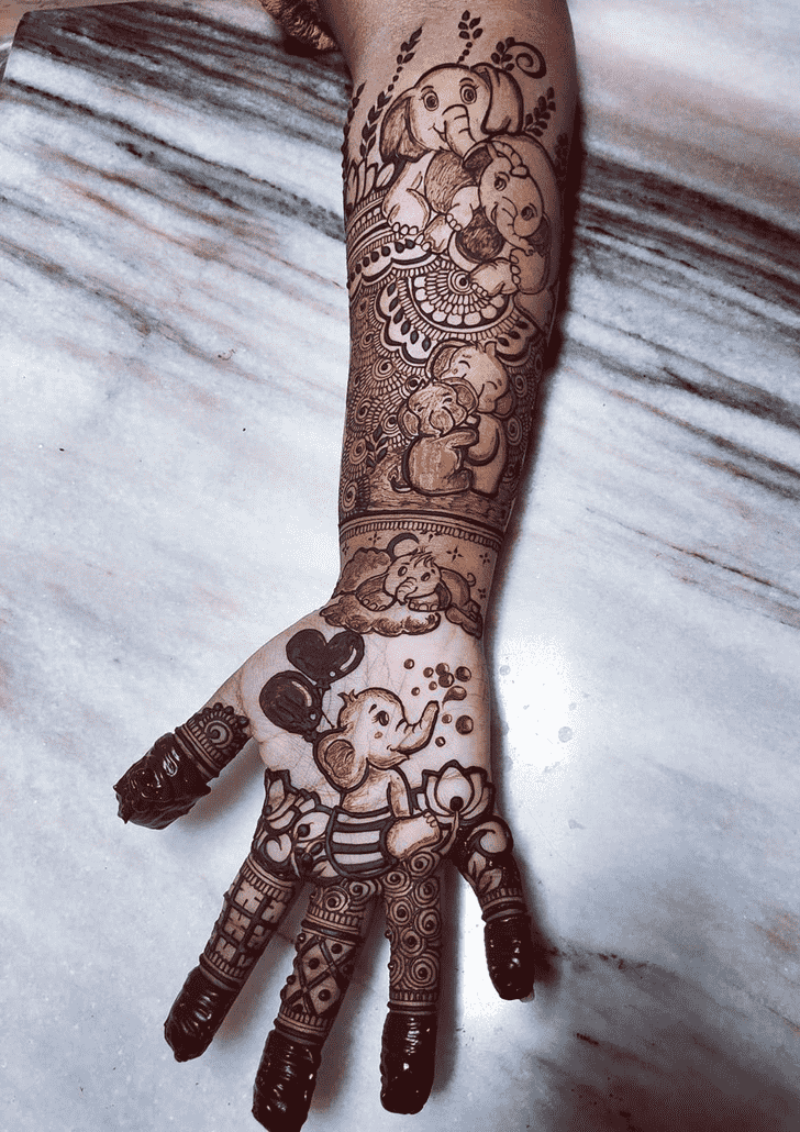 Arm Pennsylvania Henna Design