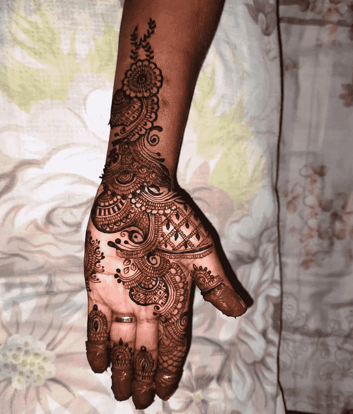 Excellent Phalguna Amavasya Henna Design