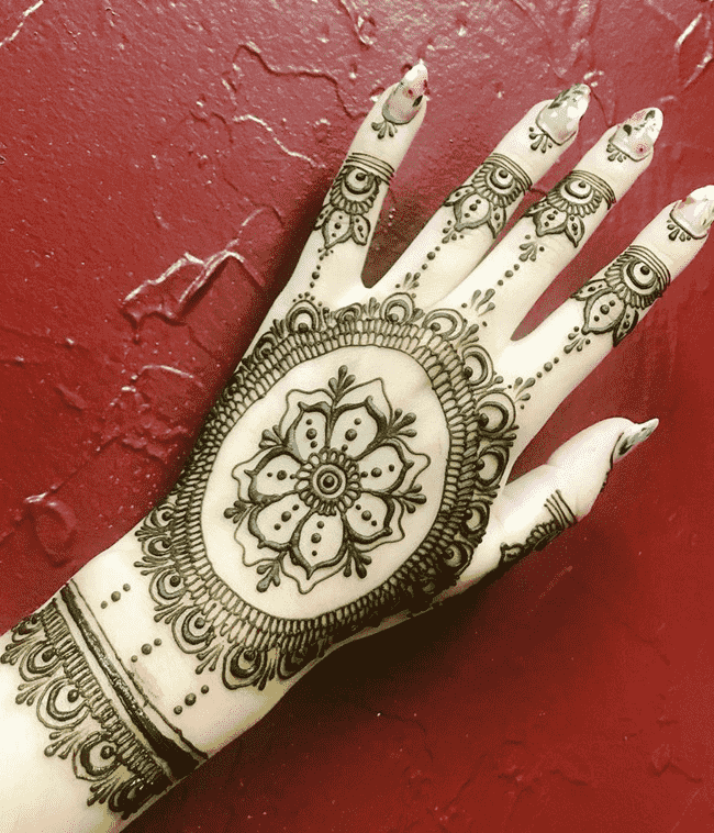 Arm Pondicherry Henna Design
