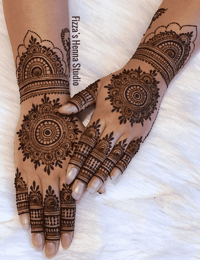 Dazzling Pondicherry Henna Design