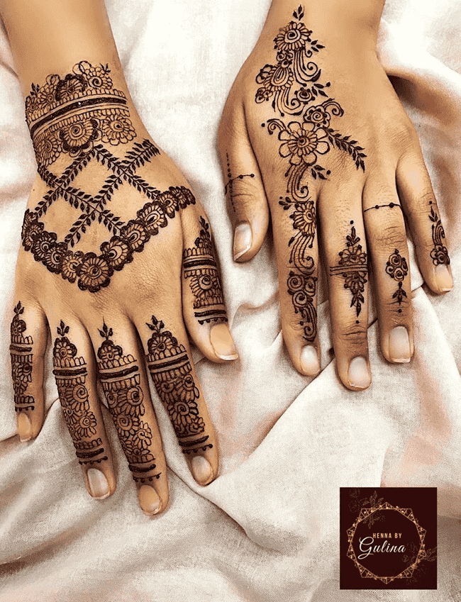 Mesmeric Pondicherry Henna Design
