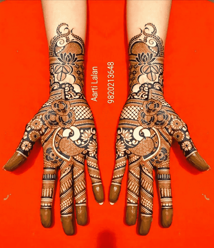 Angelic Pongal Henna Design