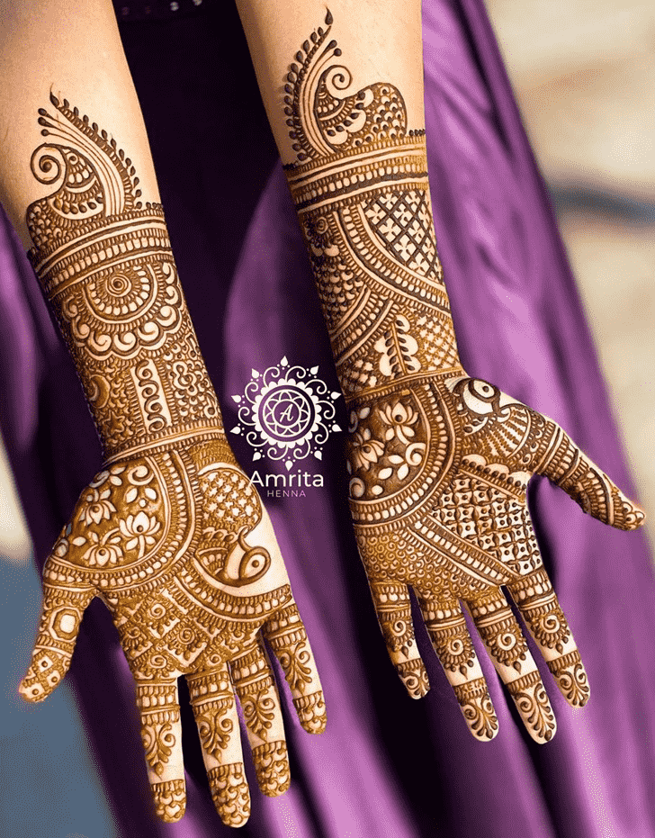 Appealing Pongal Henna Design