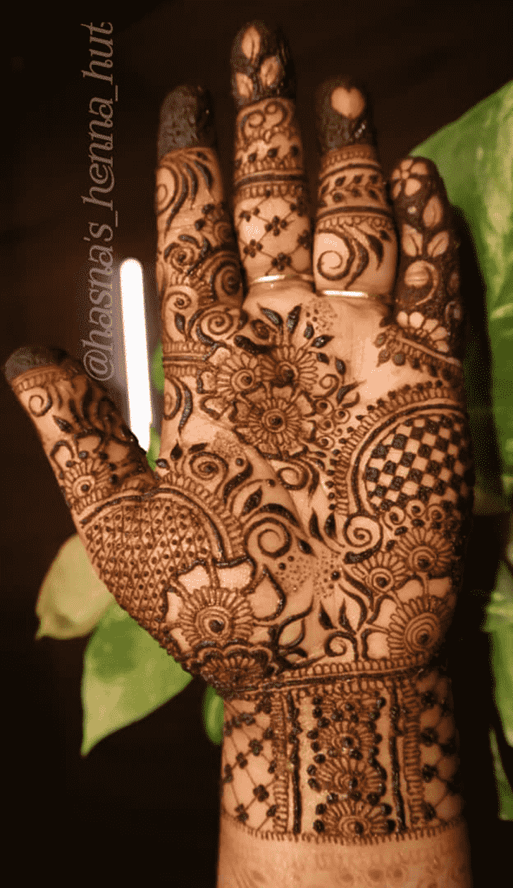 Arm Pongal Henna Design