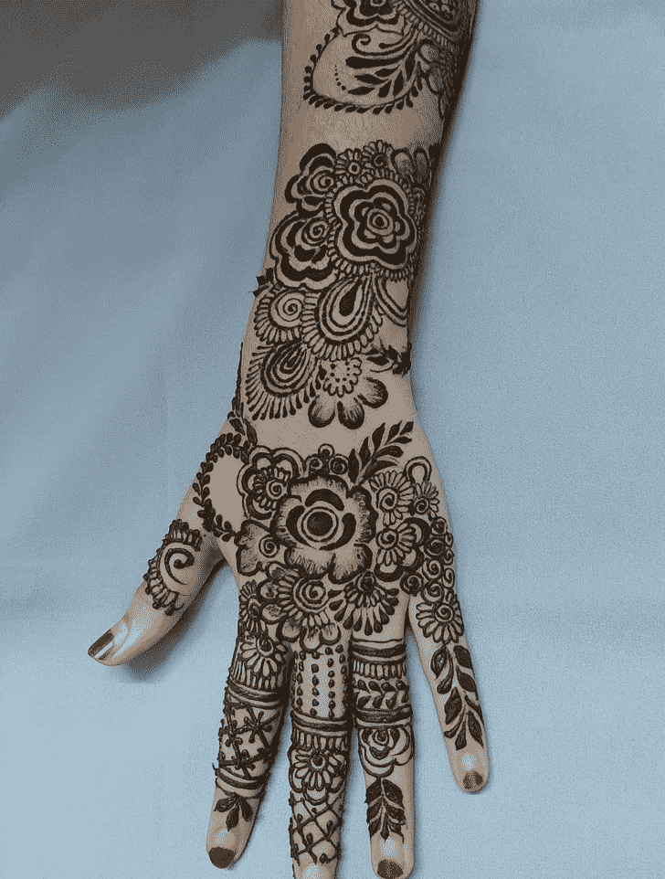 Delightful Pongal Henna Design