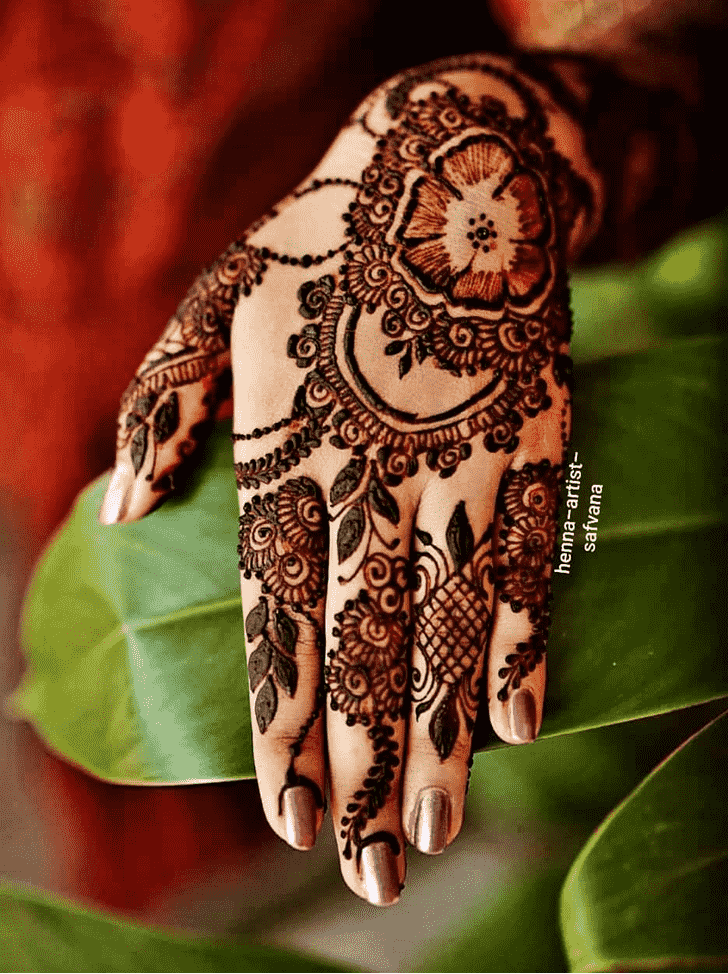 Arm Pongal Henna Design