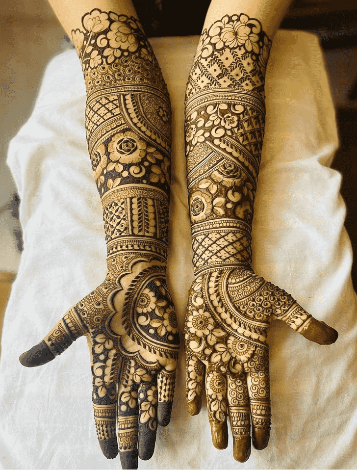 Exquisite Pongal Henna Design
