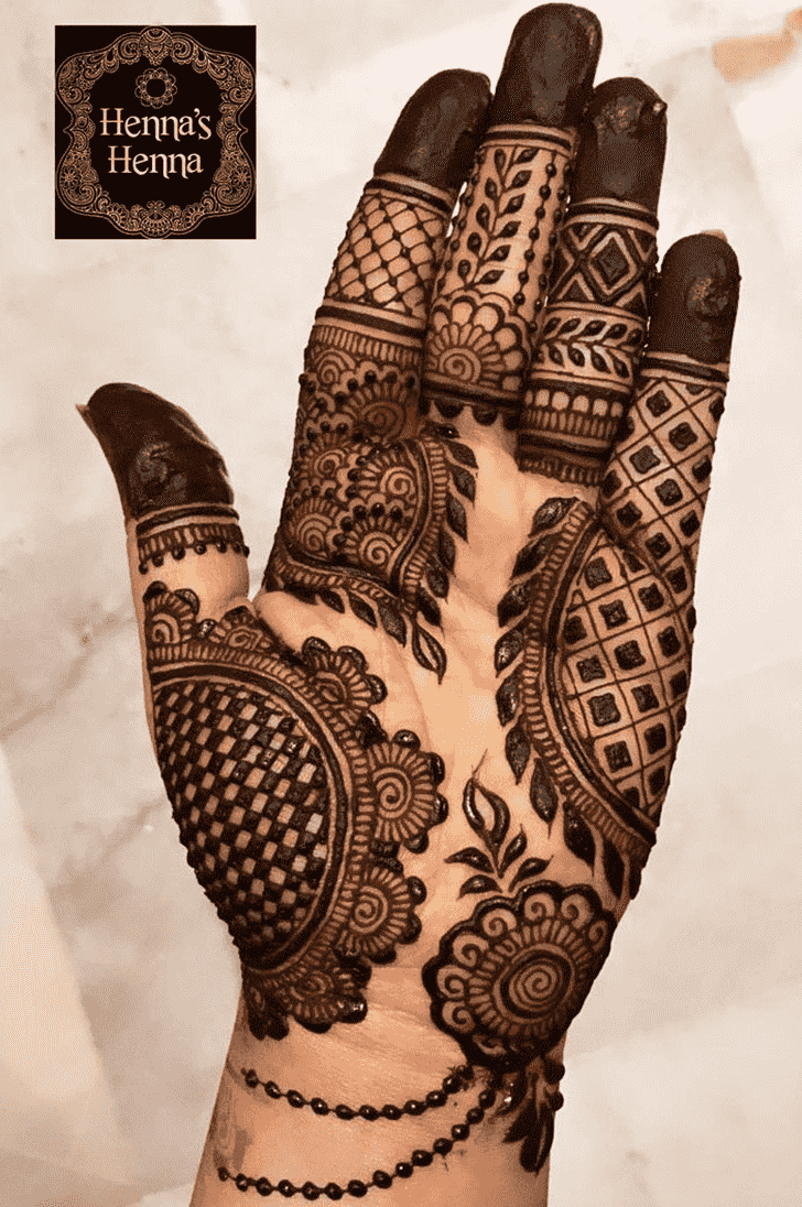 Fascinating Pongal Henna Design